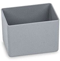SuperSparSet de 10 boîtes NextGen | H x L x P 6 x 9,1 x 6,7 cm | 0,3 l | Gris | Boîte d'intervention, conteneur euro, bac à spatule, récipient en plastique