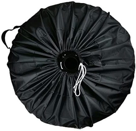 Pomurom Pneu Secours avec Poignée, 14-18 Pouces Couverture Roue Secours Universelle en Tissu Oxford, Antipoussière Imperméable Couvre-Roue Secours pour Voiture Camion RV SUV Véhicule