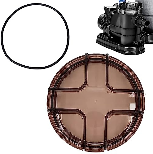 Tapa Filtro Arena Piscina, Tapa de Arena Filtro Piscina con Juntas Tóricas, Tapa Coladora de Piscina Compatible con Filtro de Arena de 3/4HP 2400GPH, Tapa Prefiltro Bomba Piscina