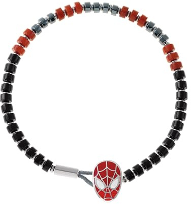 Marvel Pulsera de Acero Inoxidable para niños, 18cm Ajustable, Joyas Marvel