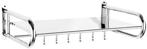 Morkite Soporte para microondas, de Acero Inoxidable, Soporte de Pared para microondas, Soporte para microondas para Colgar hasta 30 kg