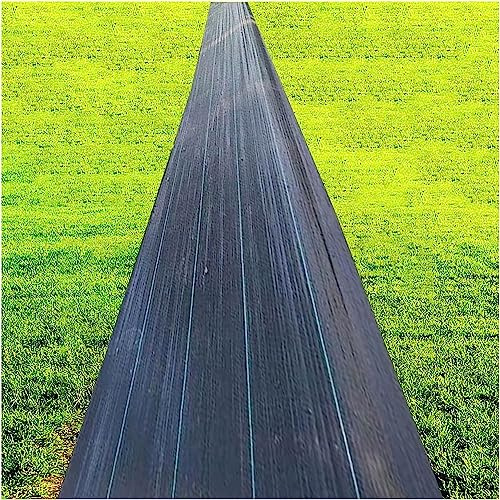 SAFWELAU Géotextile gravier Tissu de Lutte Contre Les Mauvaises Herbes Largeur 60cm - Tissu de paysage de barrière de mauvaises herbes Rez - de - chaussée paysage jardin allée, 10m - 200m de longueur(