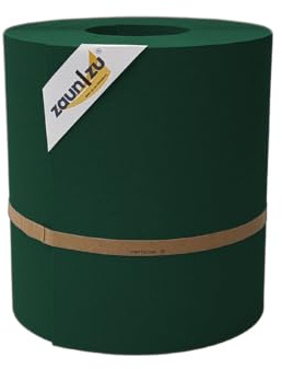 zaun|zu® Premium Maxi 26 Meter Rolle 24cm hoch | Sichtschutzstreifen PP für Doppelstabmatten UV-beständiger Sichtschutz | Zaunblende Made in Germany Grün 26m