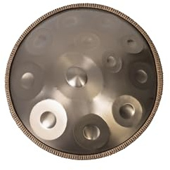 Sarospan Handpan Drum - 22-Inch 12-Note D Kurd 440Hz - Hand Tuning Handpan - Includes Soft Bag, Mallets, Stand, Note Stickers, Cleaning Cloth - Artist Performance Video