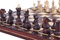 Abio Schachspiel Senator 41x41cm Holz Schachbrett Hochwertig Klappbare Brettspiele Schach Spiel Reisespiele Set Spiele für Erwachsene Chess Board Senator 125