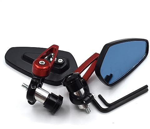 Lenkerendenspiegel Für K&AWASAKI Für Z250 Für Z300 Für Z750 Für Z750S Für Z800 Für Z900 Für Z1000 Universial 7/8 Zoll 22 Mm Lenker-Rückspiegel(A)