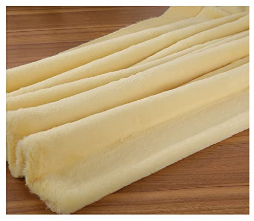 Generic Stoff, Plüsch Stoff Weicher Verdickter Plüsch Stoff Für Nähen Kleidung Teppich Dekoration/Huhn Gelb a/160 * 100Cm