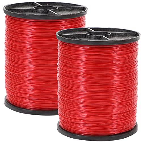 BESPORTBLE Durchsichtiger 1mm Aufhängedraht zum Bilderaufhängen aus Strapazierfähigem Nylon mit 2 Rollen Unsichtbarer Faden für Dekoration Girlanden Ballons und Bastelzwecke