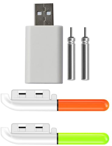 Bastoni luminosi da pesca con batteria ricaricabile LED bastoncini da pesca notturna per la pesca lampada Glow