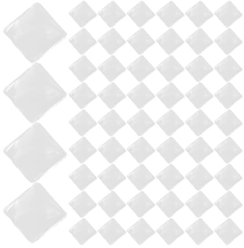 TOPPERFUN 100 Pièces Présentoir à Vernis à Ongles en Verre Transparent pour Salon, Nuancier Blanc, Support et Pratique pour Affichage de Couleurs Nail Art
