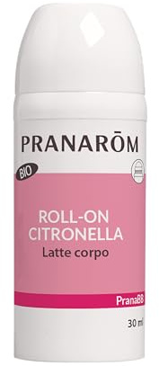 PRANARÔM PranaBB Roll-On Antimosquitos BIO – Protección 7 Horas – Repelente Natural con Aceites Esenciales Orgánicos – Uso Familiar – 30 ml