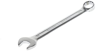 GEDORE red Ring-Maulschlüssel, SW 15 mm, Matt-satinierte Oberfläche, Chrom-Vanadium-Stahl, Silber