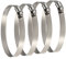 TUPARKA 4 Pcs 91mm-114 mm Abrazaderas Metalicas Tubo Inoxidable,Justable Flexible para Manguera Pour Fixer