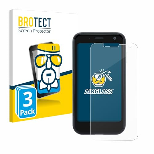 BROTECT (3 Stück Schutzglas für Palm Mini Smartphone Schutzfolie Made in Germany Panzer Folie Glas Displayschutz [Kratzfest 9H, Anti-Fingerprint]