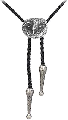 Bolo-Krawatte, Eulen-Design, feines englisches Zinn, C39