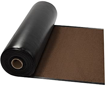 Schmutzfangmatte Performa XXL Zuschnitt - Türmatte Sauberlaufmatte Fußabtreter - Fussmatte Teppich - für Flur Eingang Eingangsbereich - rutschfest & in vielen Farben (Braun 97, 90 x 600 cm)