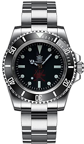 STEELDIVE SD1954 Herren Tauchuhren Luxus Marke Sport Männer Automatische Mechanische Uhr 200m Wasserdichte Armbanduhr NH35, Modell 2, Armband