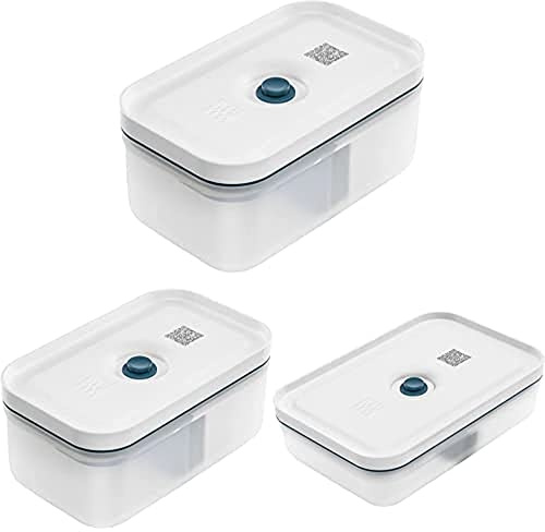 Zwilling Fresh & Save Vakuum Lunchboxenset/Külschrankaufbewahrung, 3tlg, Kunststoff, Semitransparent, La Mer