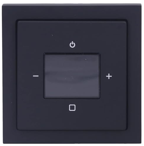 Busch-Jaeger Komplett-Set 8217 Unterputz-Radio BTconnect DAB+ mit Bluetooth 8252 future® linear Zentralscheibe Schwarz matt 1721-885K future® linear 1-fach Abdeckahmen Schwarz Matt future® linear