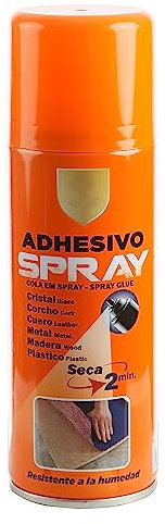 Pegamento Adhesivo Multiuso en Aerosol de 400ml, Fuerte, Secado Rápido y Ecológico. Perfecto para manualidades, decoración y reparaciones en el hogar y oficina (Paquete de 1)