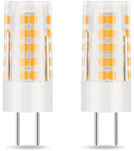TiooDre LED Bulb, GY6.35 LED Bulbs Warm White 3000K 400LM 7W Capsule Bulb, Non-Dimmable Energy Saving 2PCS Led Light Bulbs for Lighting Living Room Bedroom Bathroom Landscape Lighting