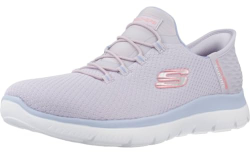 Skechers Femme Summits Diamond Dream Baskets, Lavender Mesh/Trim, 40 EU