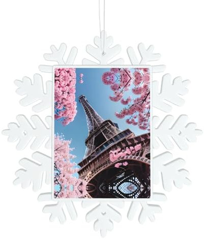 Ölgemälde Paris Eiffelturm Druck Weihnachten Schneeflocke Weihnachtsmann Andenken Home Decor Geschenke Indoor Winter Geburtstag Partys