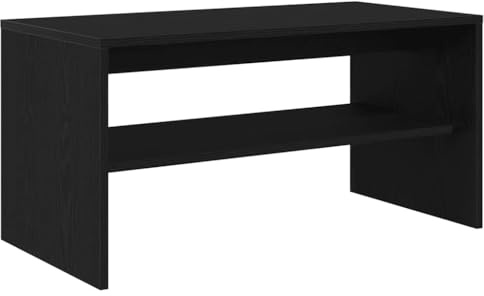 vidaXL TV-Schrank Schwarz Eiche-Optik 80x40x40 cm Holzwerkstoff