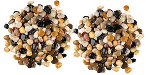 KONTONTY 2bolsas Guijarros Naturales Para Paisajismo Piedras Decorativas De Jardín Guijarros Para y Jarrones De Rocas Para Paisajismo Exterior