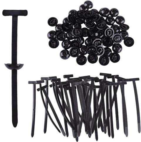 100 Pièces Boucle de Serre Câble Universelle en Nylon - Attache Câble Autobloquante Heavy Duty, Attache Autobloquante, Noir Résistant aux UV - Pour Auto, Extérieur, Bricolage