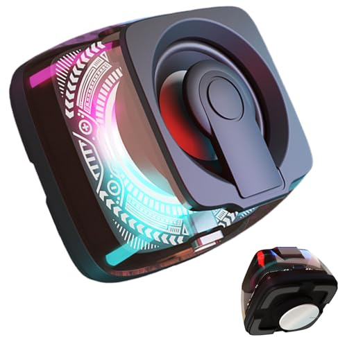 Fukamou Haut-Parleur sans Fil,Haut-Parleur Stéréo | Lecteur De Musique Stéréo Magnétique Portable avec Lumière Et Porte-Téléphone pour Utilisation en Extérieur Douche Plage Salle De Bain Voiture