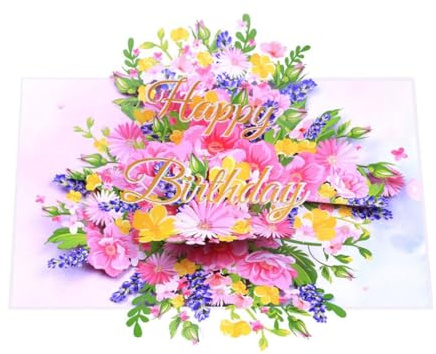 Geburtstagskarten Geburtstagsgeschenk Grußkarten 3D Popup Happy Birthday Karten Set