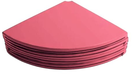 Colchoneta de Seguridad para Pole Dance Esterilla de Yoga Plegable for Mujer, práctica Esterilla Pole Dance for Proteger el Suelo, Ideal for Entrenamiento en Gimnasio casa(Rose Red)