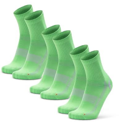 DANISH ENDURANCE Running Socks with Precision-Fit, Lightweight & Breathable Quarter Sports Socks for Gym & Workouts, for Men & Women, Unisex, 3 & 5 Pack