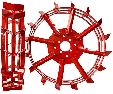 Grünwelt GW-ER600 Roue à pelles en fer pour labourer les pommes de terre