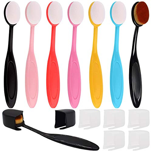 Yueser 8 Stück Ink Blending Brushes Make Up Pinsel Craft Tintenpinsel Farbenfrohe Bastelpinsel Set für Crafter Paper Background und Kosmetik Pinsel Werkzeug