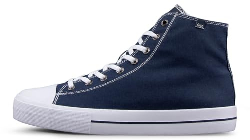 Lugz Stagger Hi High Top Sneakers, Zapatillas Hombre, Azul Marino y Blanco, 45 EU