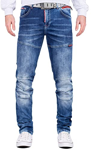 Cipo & Baxx Jeans pour Homme CD698 Bleu W31/L34