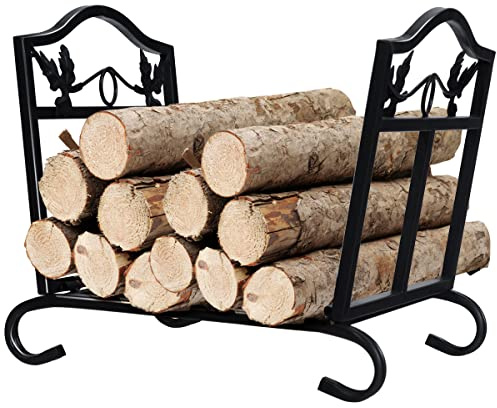 Happytools Portable Firewood Rack, Folding Heavy Duty Log Storage Rack Lightweight Suitable for Indoor Outdoor, Fire Wood Holder Stacker for Fireplace Stove Fire Pit