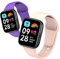 LanQii 2 Pezzi Silicone Cinturino Compatibile con Xiaomi Redmi Watch 3 Active, Morbido Traspirante Sportivo Cinturini di Ricambio Donna Uomo per Xiaomi Redmi Watch 3 Active -(Rosa+Viola)