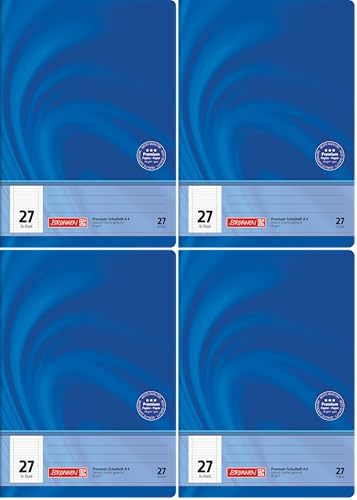 Brunnen Heft A4/16 Bl. Lin. 27 Young Vivendi (Packung mit 4)