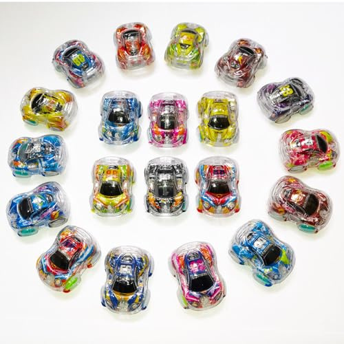 BECILES 20 Stück Stunt Spielzeugauto Legierung, Kleine Spielzeugautos, Spielzeugautos Set,Mini Spielzeug Autos für das Lernspiel von Kleinkindern Jungen und Mädchen