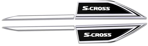 3D Metall Embleme für Suzuki SX4 S-Cross S Cross 2014-2018 2019 2020 Auto Chrom Emblem Aufkleber Körper Logo Buchstaben Sticker Zeichen Styling Zubehör Abzeichen,A