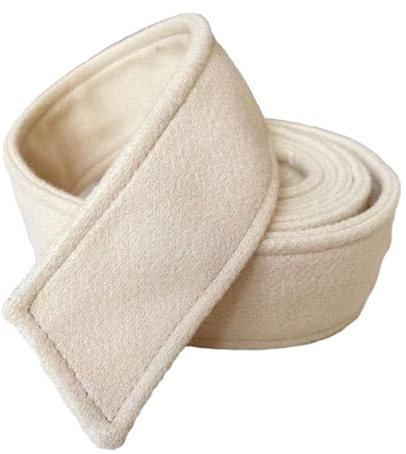 Perfeclan Breiter Gürtel für Damen, doppelseitiger Mantelgürtel, breiter Damen-Taillengürtel für Kleider, Cinch-Gürtel, Mantelaccessoire, Geschenk für Winter, Geburtstag, Weihnachten
