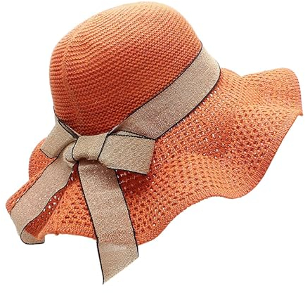 SRZYMJ Cowboyhut breiter Krempe Strohhut Cowboy Reitmütze Retro-Hut breiter Hut Herren Damen Outbacks Gürtel breit verstellbar Hut Mützen Outdoor männlich Jazz Hut Sommer Elegante Dame Hüte Rot