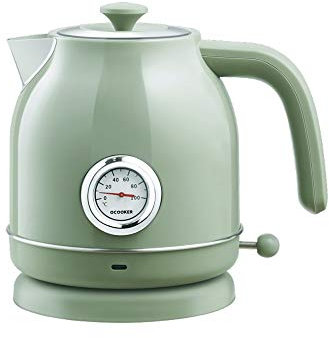 Bouilloire électrique en acier inoxydable Samovar Contrôle de la température Ébullition rapide pour éviter la combustion à sec (couleur : A) Safehappy