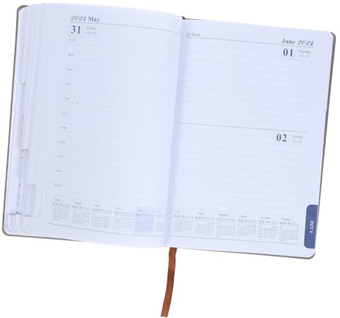 FUNOMOCYA Notizbücher 2025 Kalender-notizblock Planbuch Home-terminplaner Für Schule Büro Persönliches Schreibheft