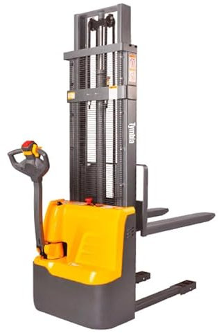 TYMBIA Empileur électrique 1500 kg. Hauteur de levage 3 500 mm. Batterie lithium 24 V/60 Ah