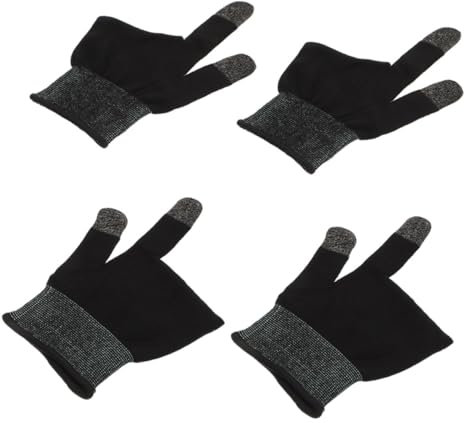 jojofuny Gaming Handschuhe Für Smartphones Dünne Elastische Zweifingerige Touchscreen Fingerlinge Schweißresistent Flexibel Für Mobiles Spielen Und Präzise Steuerung Leicht Tragbar Bequem f