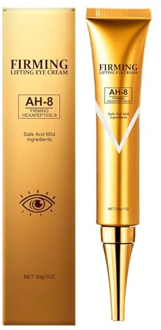 Crema Occhi Rassodante AH-8, 30g AH-8 Stringendo Crema Occhi, Creme Occhis Rassodanti Profondamente Idratanti Esapeptide, Riduce Rughe Riparazione Creme Lozione Cura Degli Occhis, Per Tutti Pelli